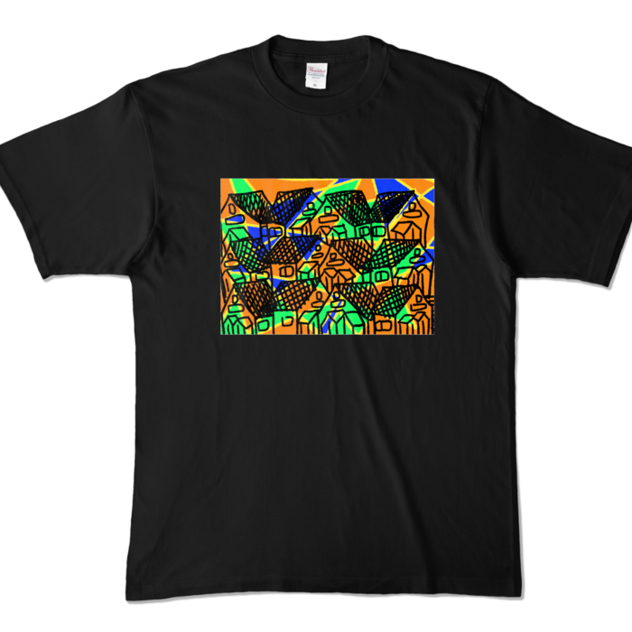 カラーTシャツ - XL - ブラック (濃色)