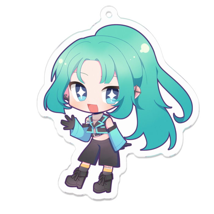 アクリルキーホルダー - 70 x 70 (mm)