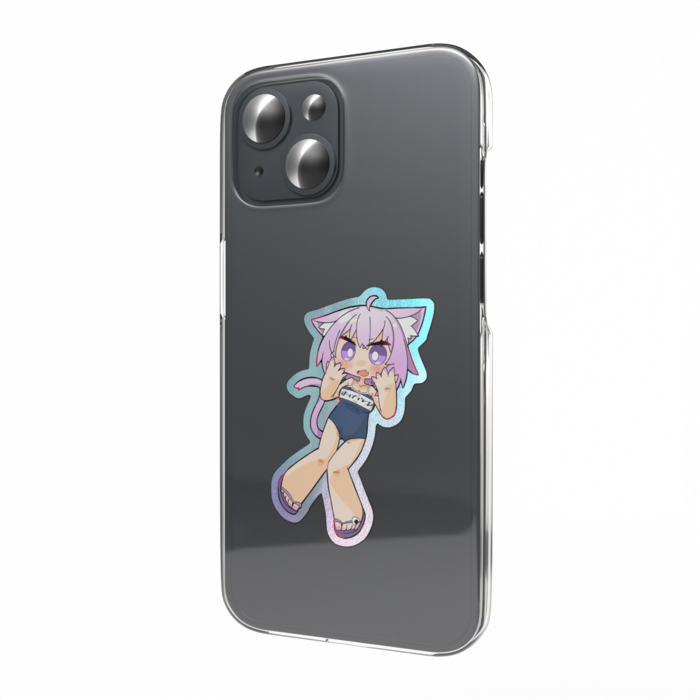 オーロラスマホステッカー - 縦