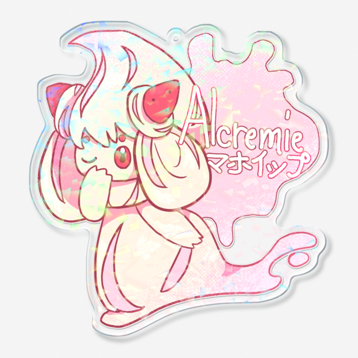 ホログラムアクリルキーホルダー - 100 × 100mm