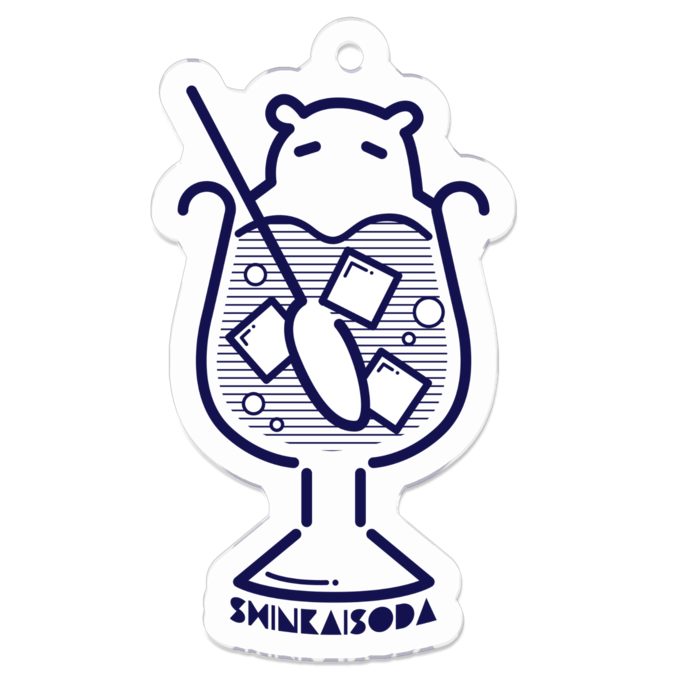 アクリルキーホルダー - 50 x 50 (mm)
