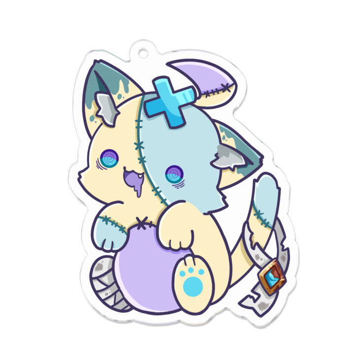 アクリルキーホルダー - 70 x 70 (mm)