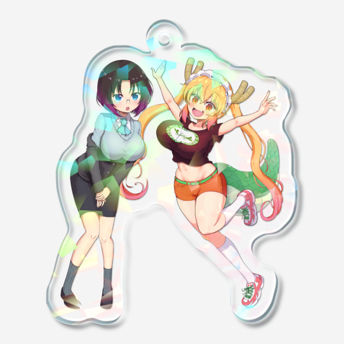 ホログラムアクリルキーホルダー - 50 × 50mm