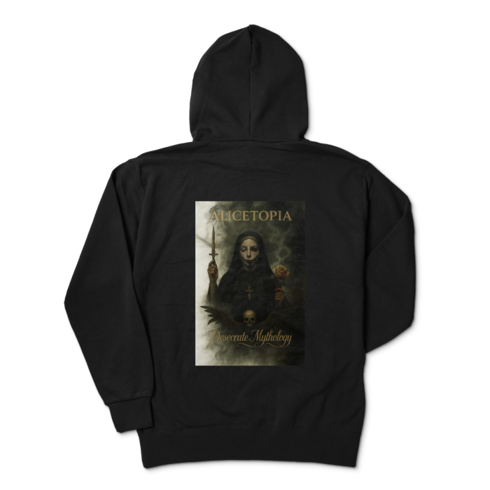 ジップパーカー - XL - ブラック