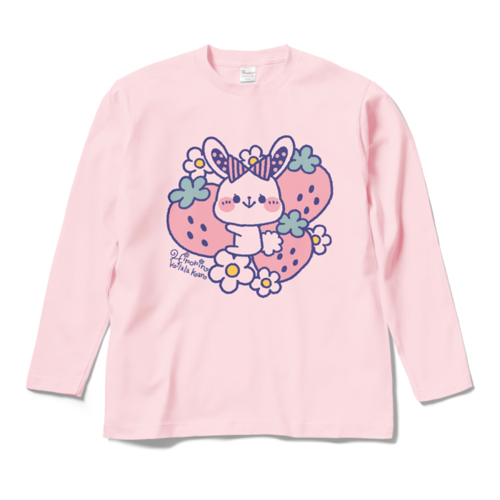 ロングスリーブTシャツ - M - ライトピンク