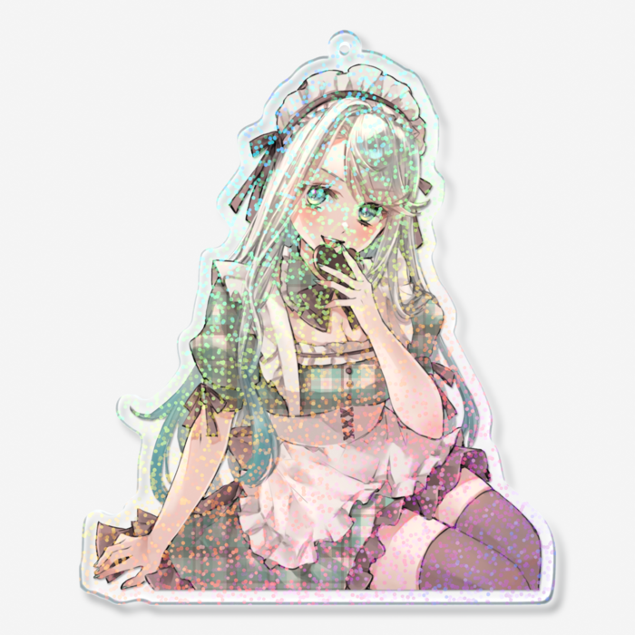 ホログラムアクリルキーホルダー - 100 × 100mm(2)