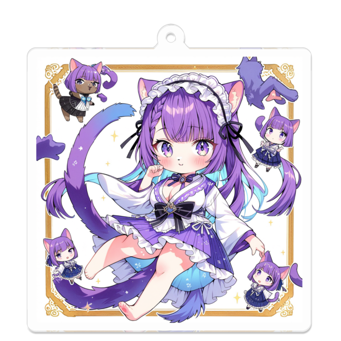 アクリルキーホルダー - 70 x 70 (mm)