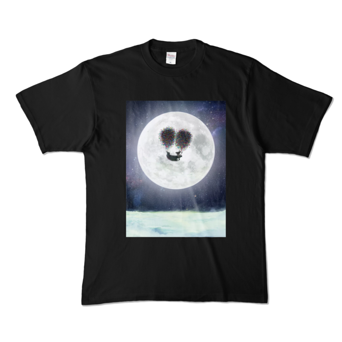 カラーTシャツ - XL - ブラック (濃色)