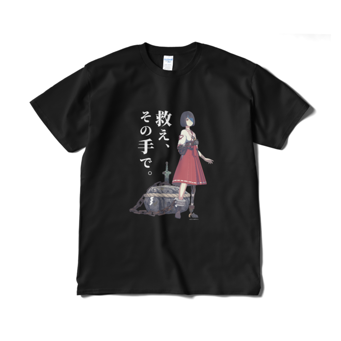 『オノゴロ物語』救え－ハル（B）Tシャツ（短納期） - XL - ブラック