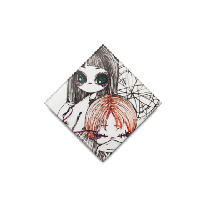 缶バッジ - ひし形40mm