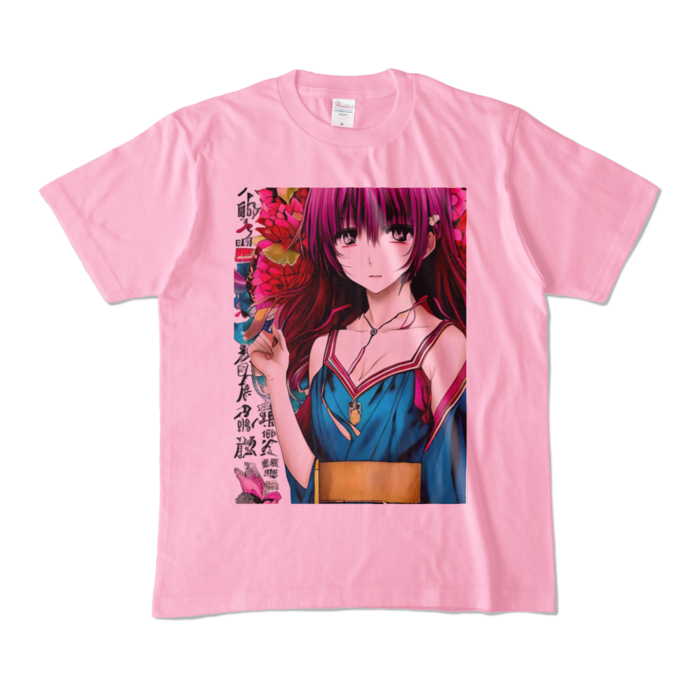 カラーTシャツ - M - ピーチ (淡色)