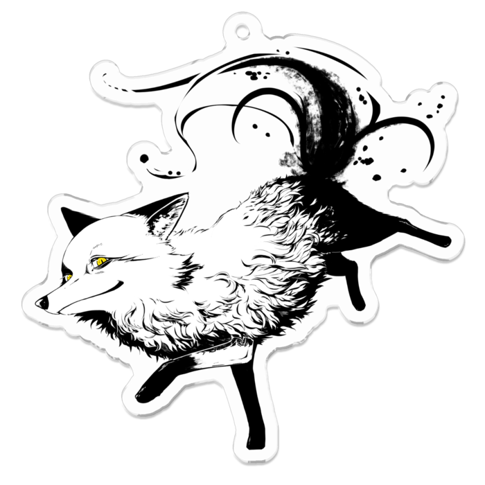 アクリルキーホルダー（コーティング） - 70 x 70 (mm)