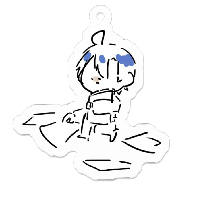 アクリルキーホルダー - 50 x 50 (mm)