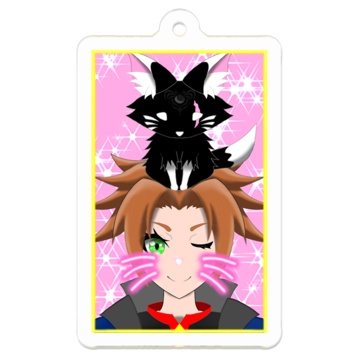 アクリルキーホルダー - 50 x 50 (mm)