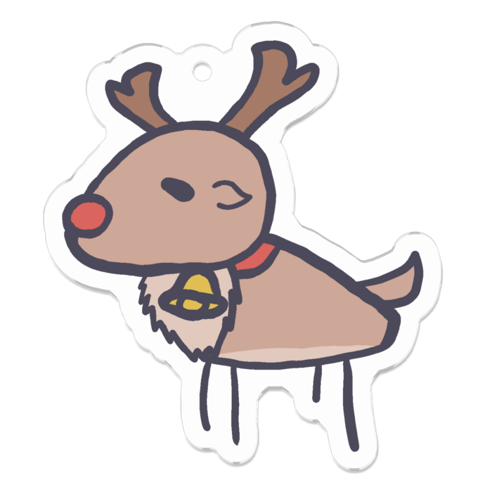 アクリルキーホルダー - 50 x 50 (mm)