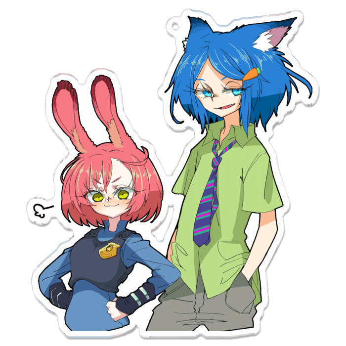 アクリルキーホルダー - 100 x 100 (mm)