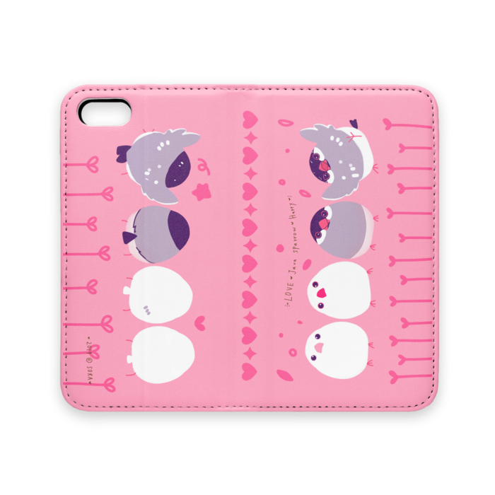 手帳型iPhoneケース（ベルトなし） - iPhone 5 / 5s / SE - ストラップ穴 なし