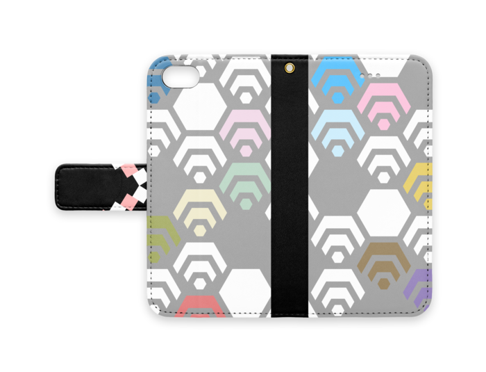 手帳型iPhoneケース - iPhone 8 / 7 - ストラップ穴 あり