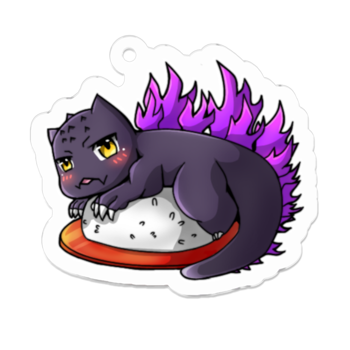 アクリルキーホルダー（コーティング） - 50 x 50 (mm)