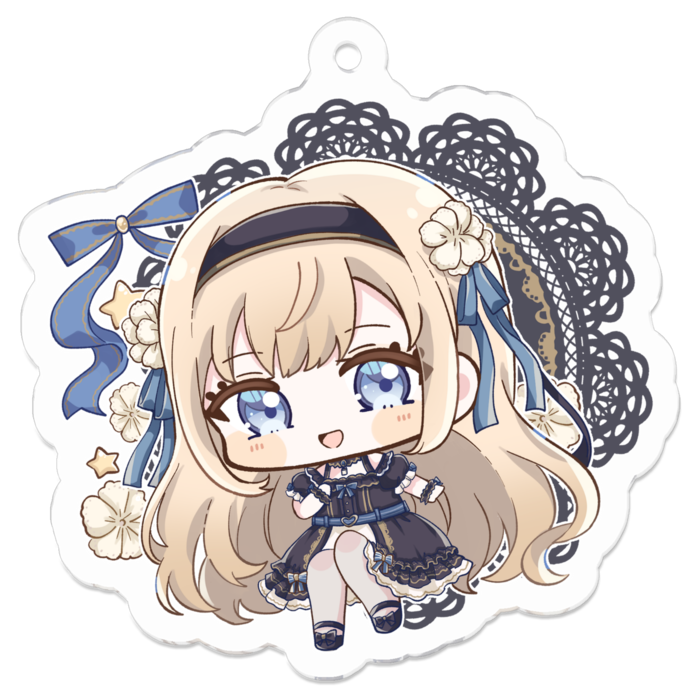 アクリルキーホルダー - 50 x 50 (mm)