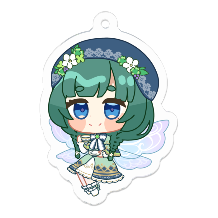 アクリルキーホルダー - 50 x 50 (mm)