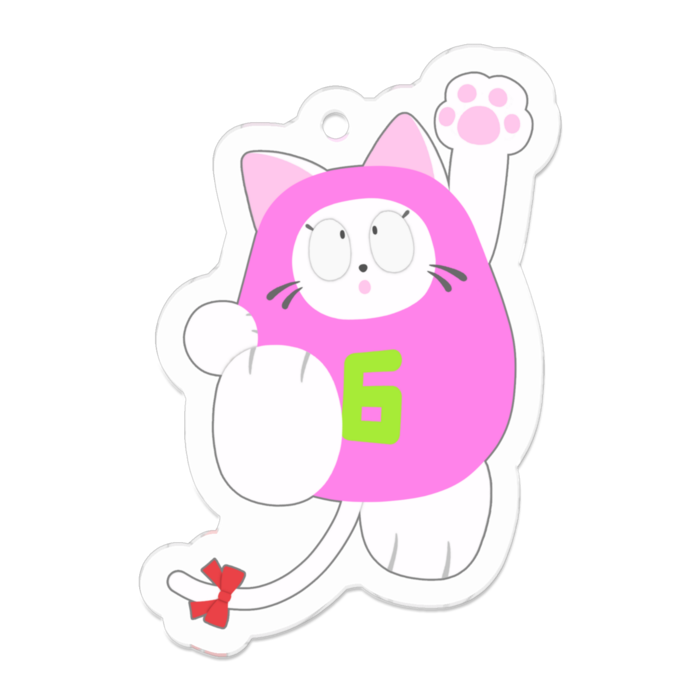 ムゥのアクリルキーホルダー(ジャンプ)