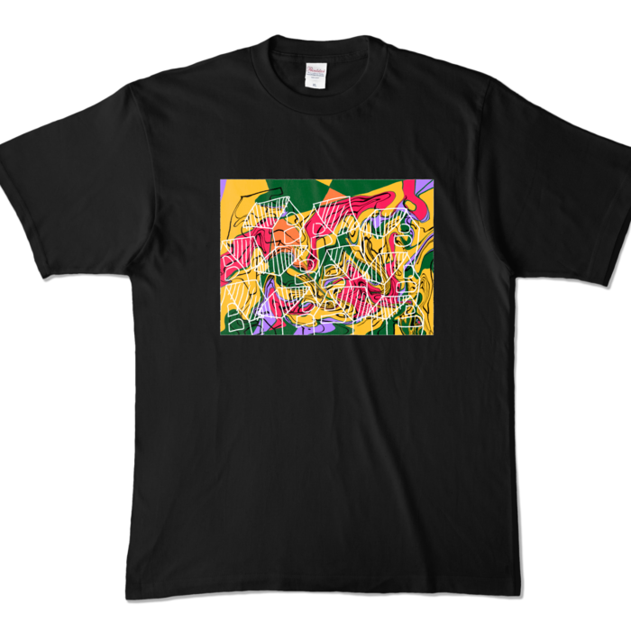 カラーTシャツ - XL - ブラック (濃色)
