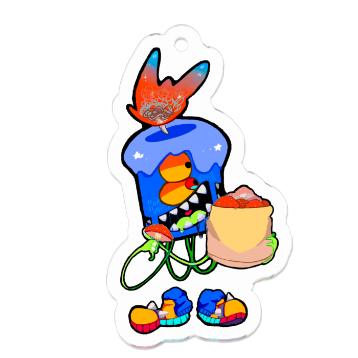 アクリルキーホルダー - 50 x 50 (mm)