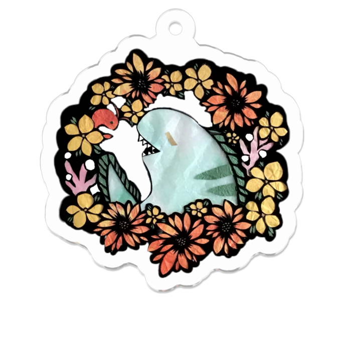 アクリルキーホルダー - 50 x 50 (mm)