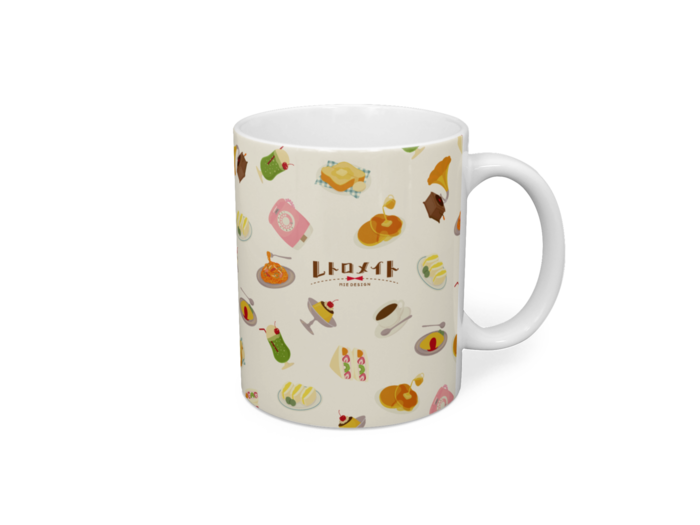 マグカップ - 直径 8 cm / 高さ 9.5 cm