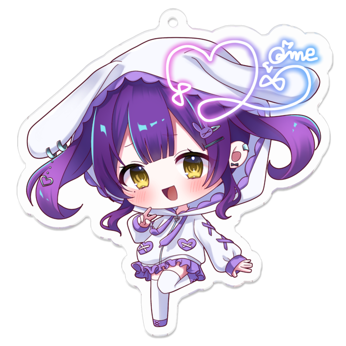 アクリルキーホルダー - 70 x 70 (mm)