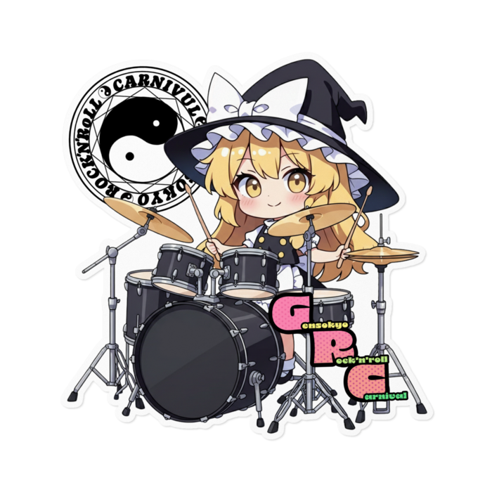 ステッカー - 160 x 160 (mm)