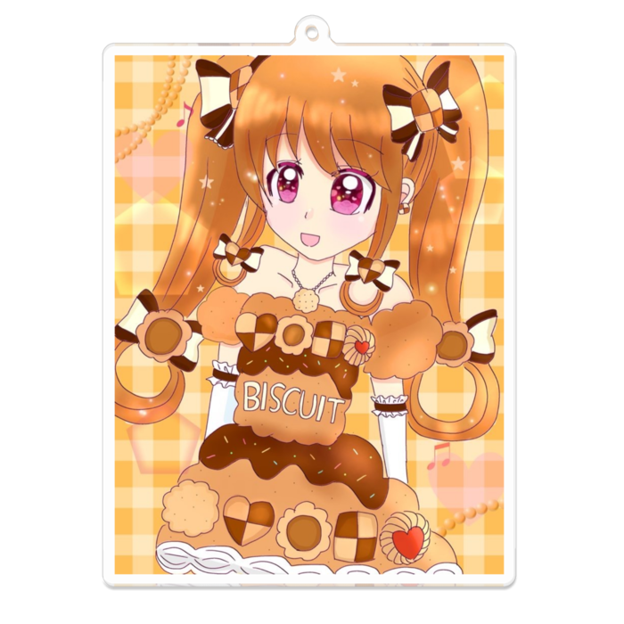 アクリルキーホルダー - 100 x 100 (mm)