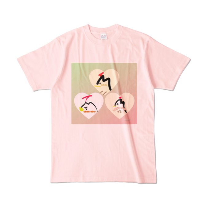 カラーTシャツ - L - ライトピンク (淡色)