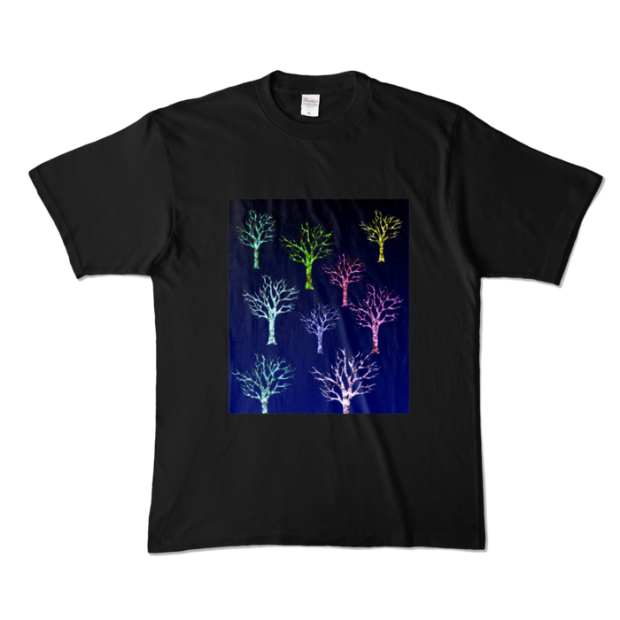 カラーTシャツ - XL - ブラック (濃色)