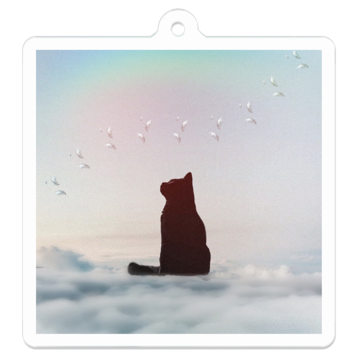 アクリルキーホルダー - 50 x 50 (mm)