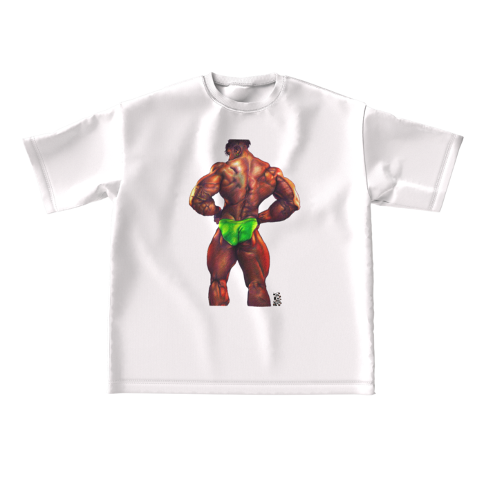 ビッグシルエットTシャツ - L - 両面