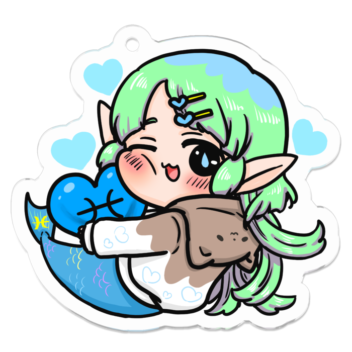 アクリルキーホルダー - 50 x 50 (mm)