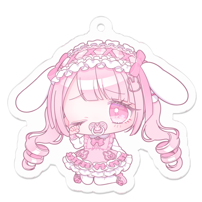 アクリルキーホルダー - 50 x 50 (mm)