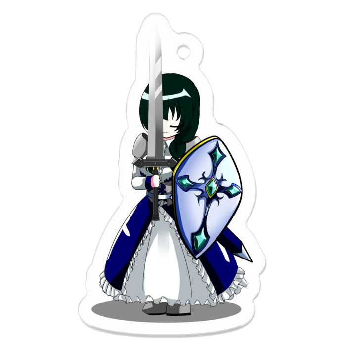 アクリルキーホルダー - 50 x 50 (mm)