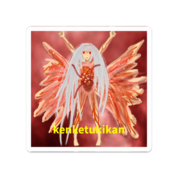 アクリルバッジ - 50 x 50 (mm)