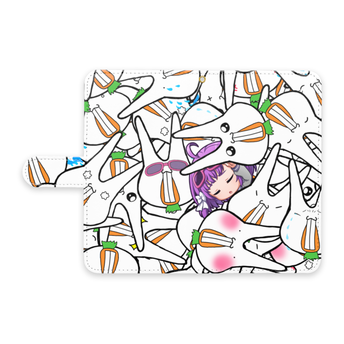 手帳型Androidケース - L - ストラップ穴 あり