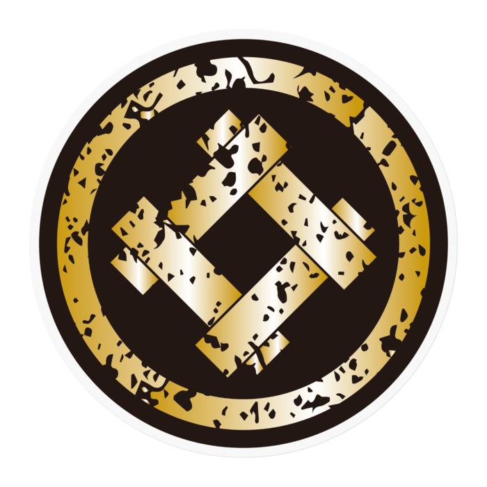 ステッカー - 100 x 100 (mm)