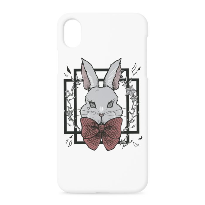 白🐰iPhoneケース - iPhone XR