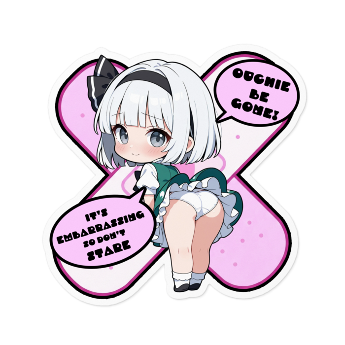 ステッカー - 100 x 100 (mm)