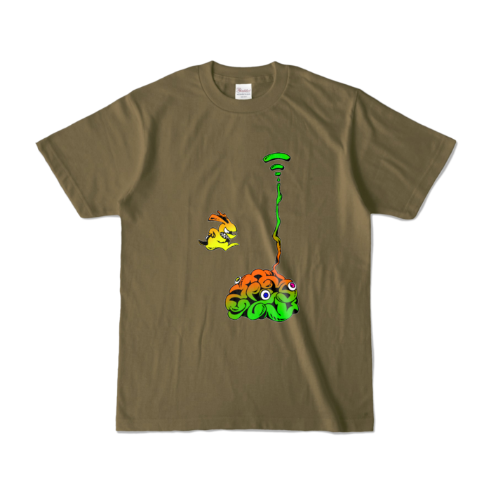 カラーTシャツ - S - オリーブ (濃色)(2)