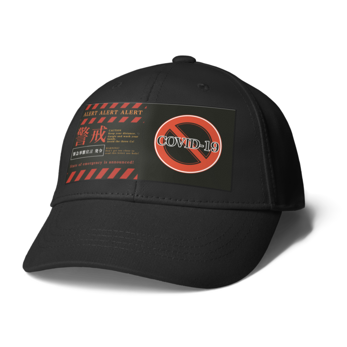 キャップ - ブラック