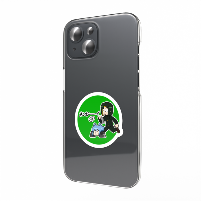 スマホステッカーぐっちゃん（緑）