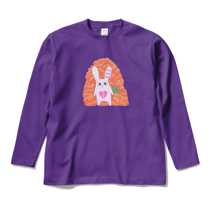 ロングスリーブTシャツ - M - パープル