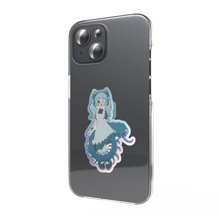 オーロラスマホステッカー - 縦